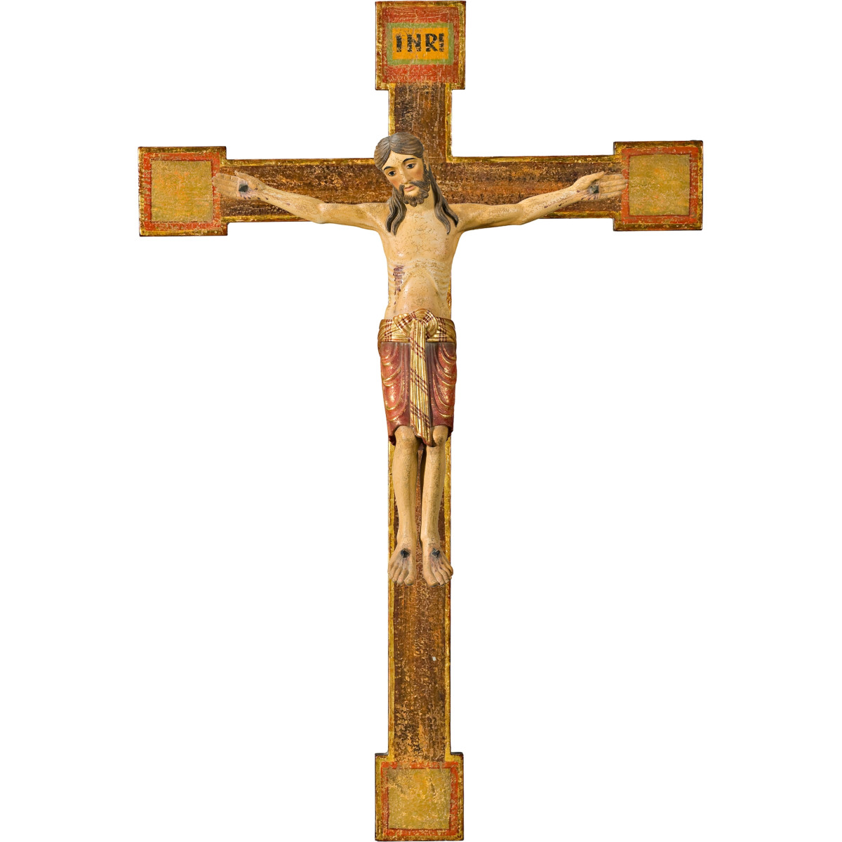 Cristo Románico en cruz